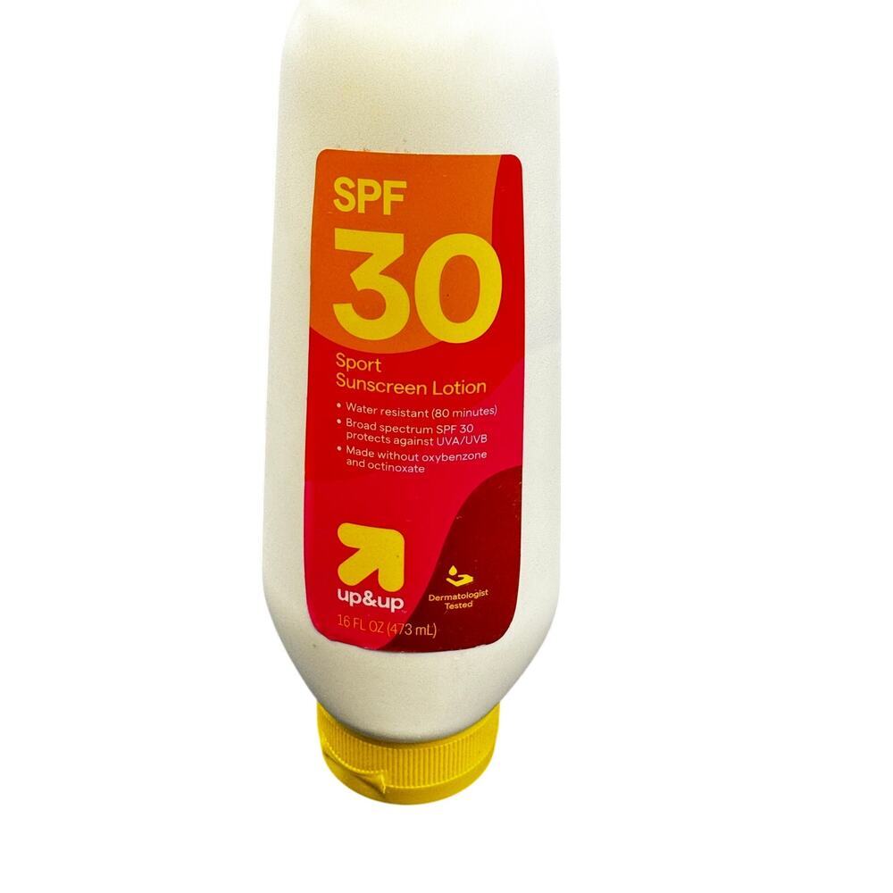 5/$25 NWT LARGE Bottle of up&up sunscreen SPF 30. Bottle 16oz. EXP 12/26